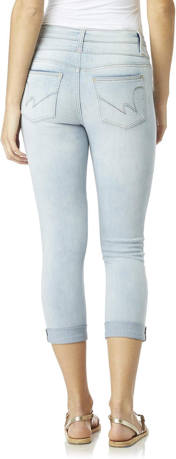 imageWallFlower Womens Juniors InstaSoft HighRise Sassy Fit Skinny Stretch Crop JeansBeverly