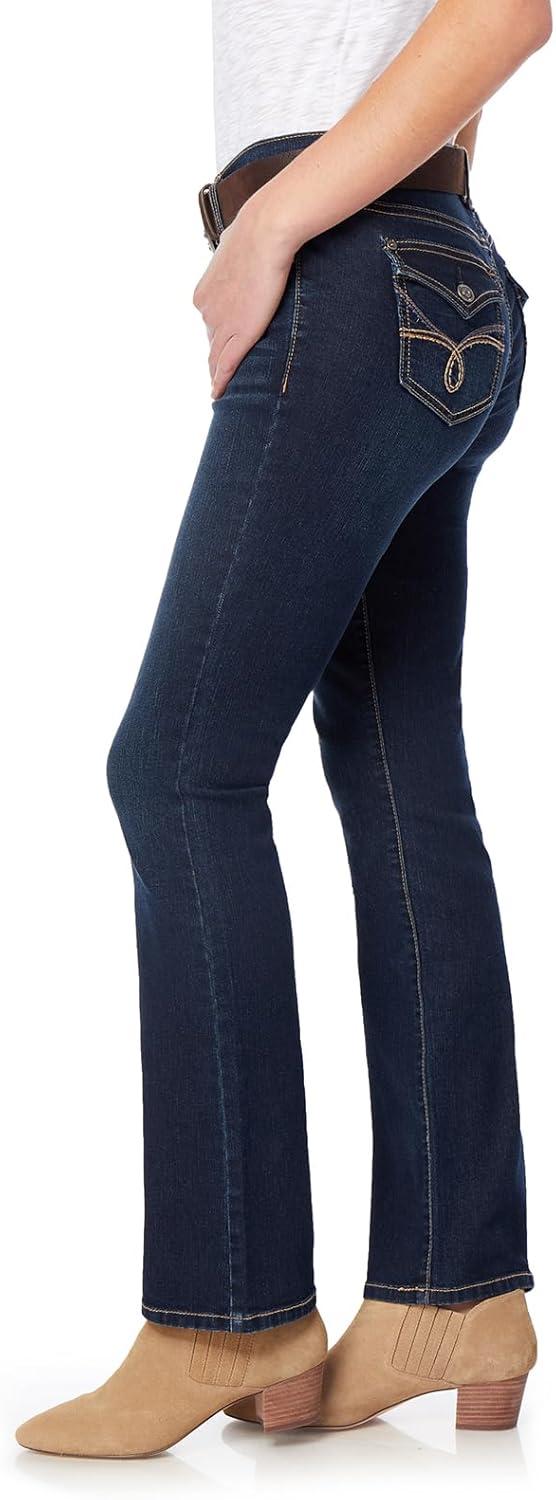 imageWallFlower Womens Legendary Slim Bootcut MidRise Belted Insta Stretch Juniors Jeans Standard and PlusEvan