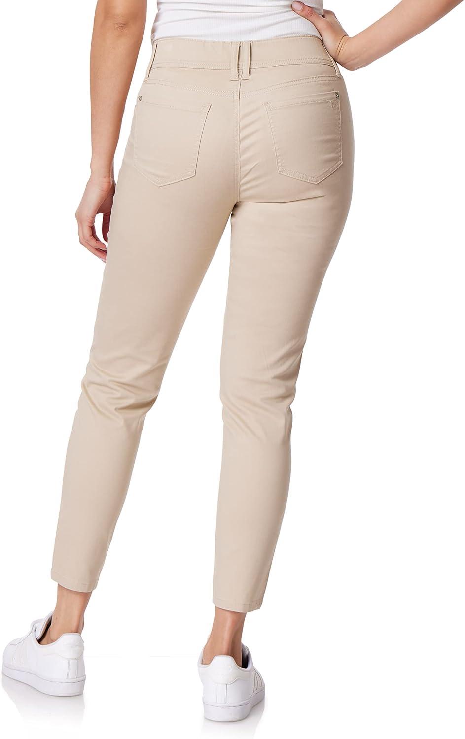imageWallFlower Womens Luscious Curvy Uniform Skinny MidRise Juniors PantsHummus