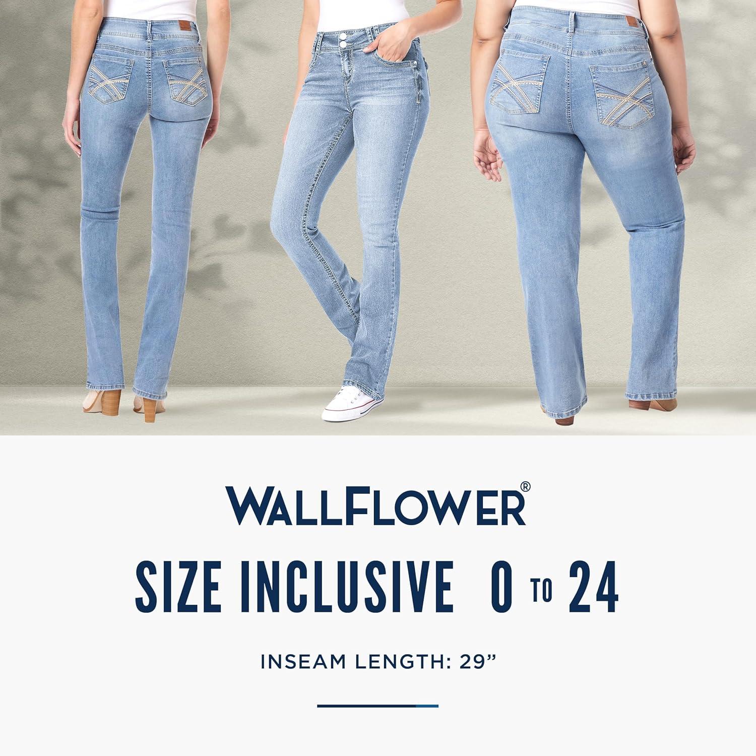 imageWallFlower Womens Luscious Curvy Uniform Skinny MidRise Juniors PantsHummus