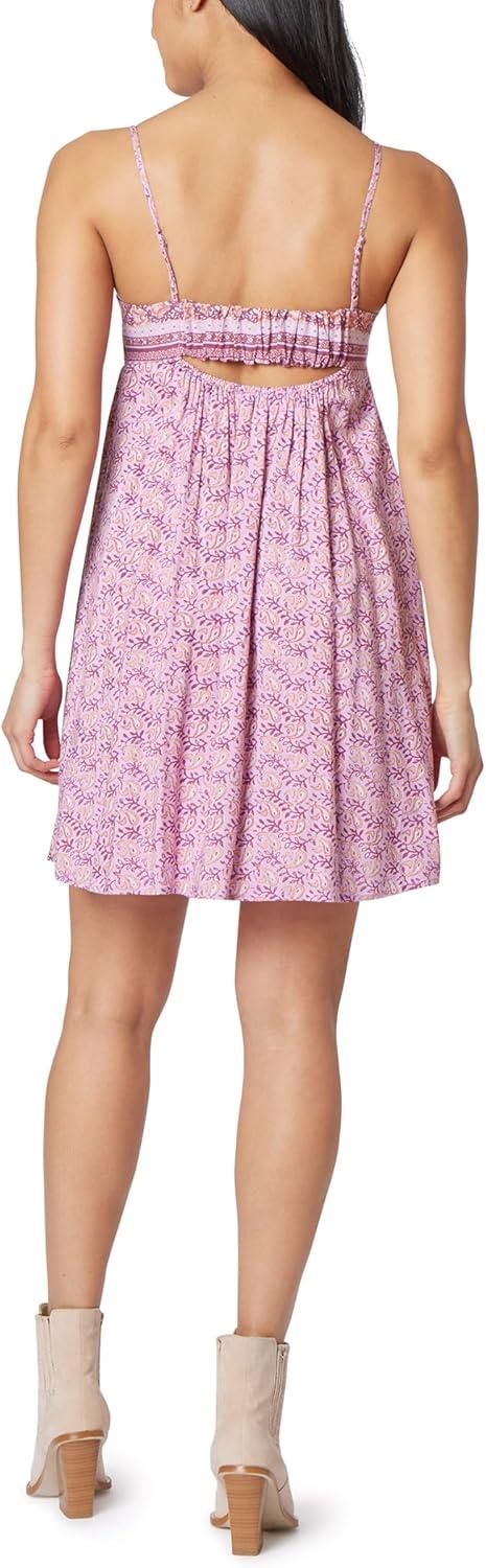 imageWallFlower Womens Millie Babydoll Mini Swing DressMauve