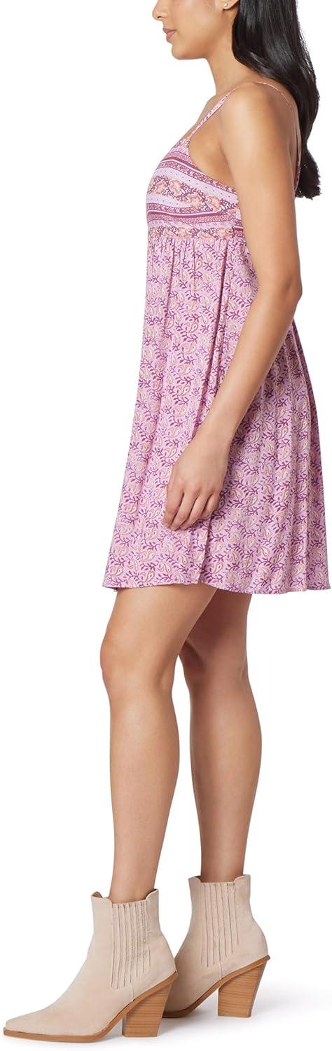 imageWallFlower Womens Millie Babydoll Mini Swing DressMauve