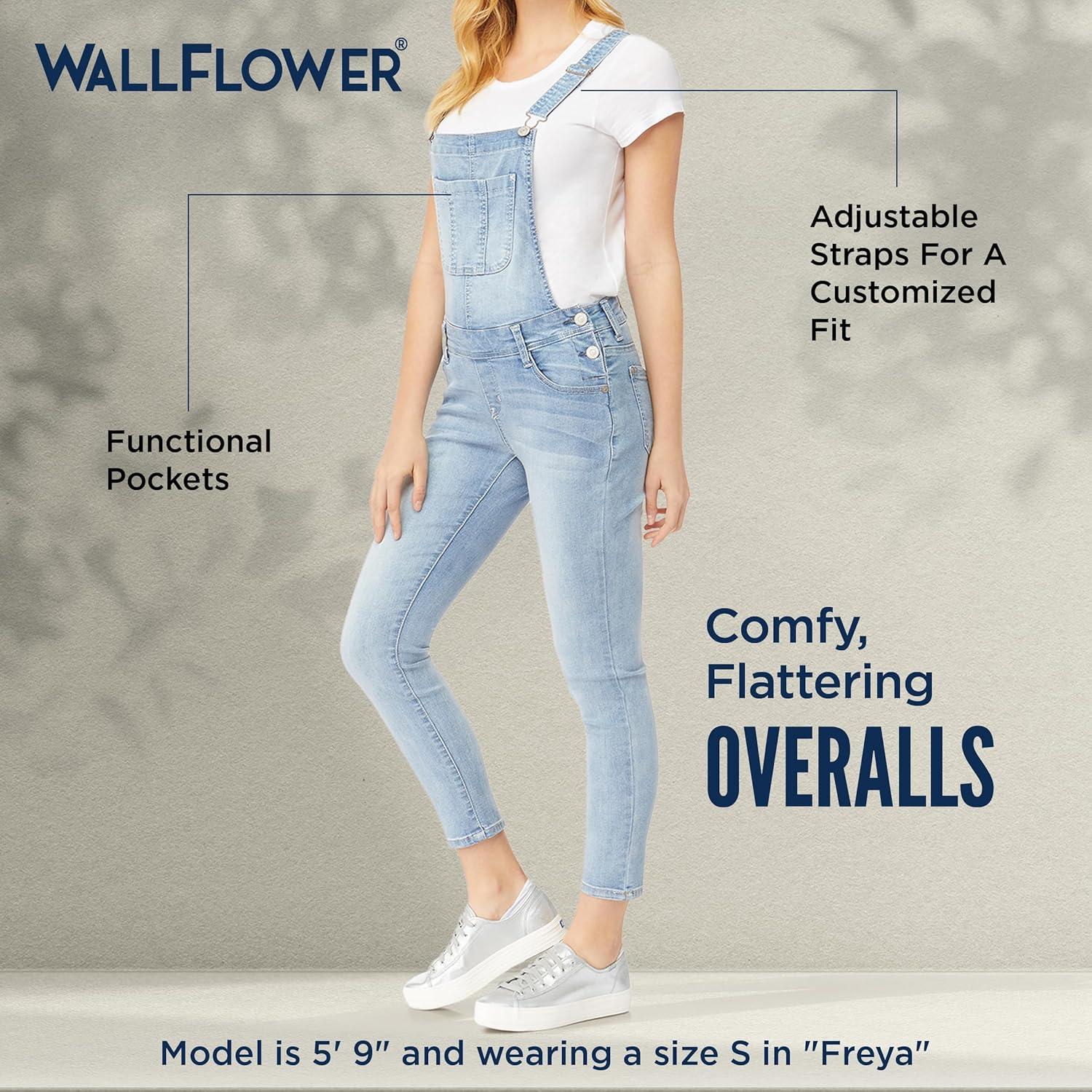 imageWallFlower Womens Overalls JuniorsCarbon