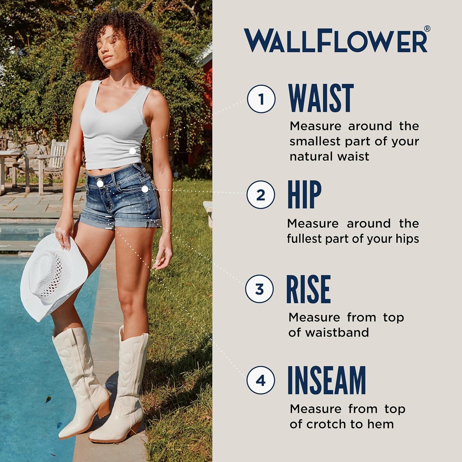 imageWallFlower Womens Shortalls Juniors Standard and PlusRae