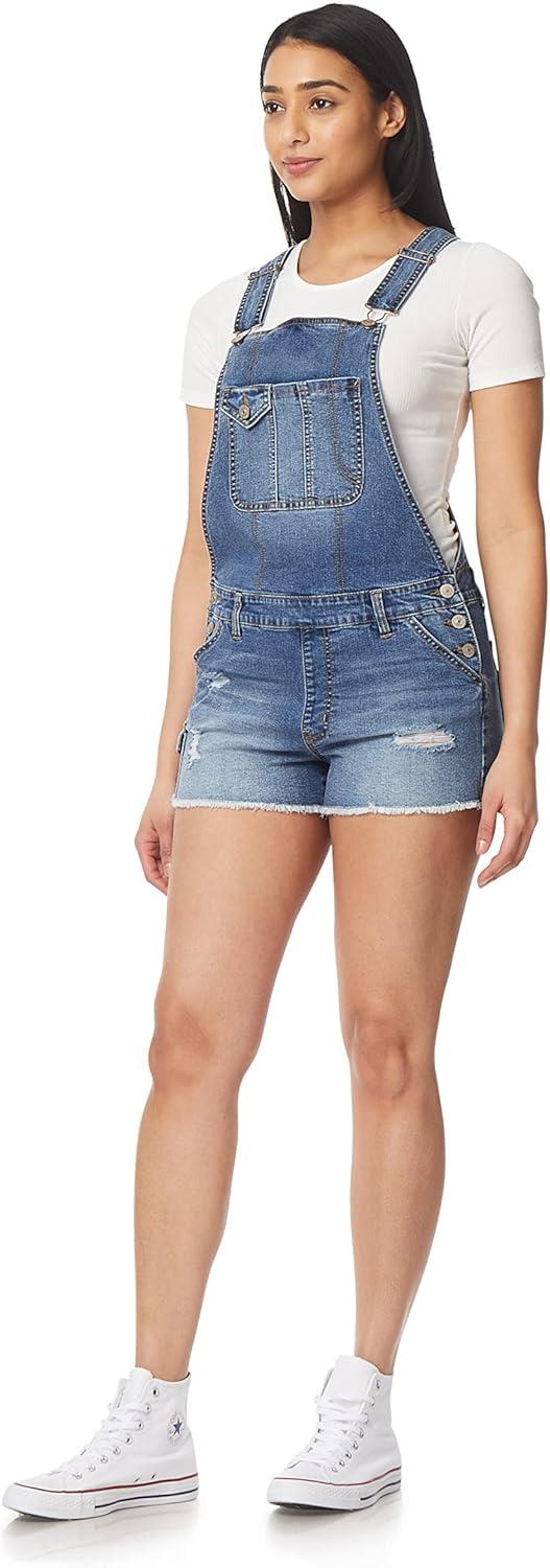 imageWallFlower Womens Shortalls Juniors Standard and PlusYves Tomboy