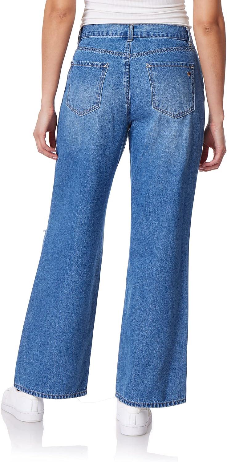 imageWallFlower Womens Skater Denim HighRise Insta Classic Juniors Jeans Standard and PlusBrielle