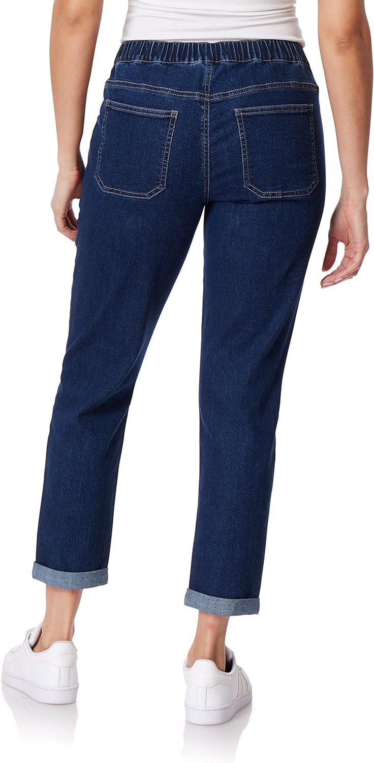 imageWallFlower Womens Tomboy Jogger Denim MidRise Insta Stretch Juniors JeansClarke