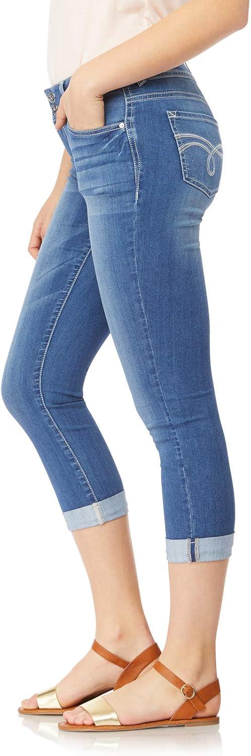 imageWallFlower Womens Ultra Crop MidRise Insta Soft Juniors Standard and PlusFlorence