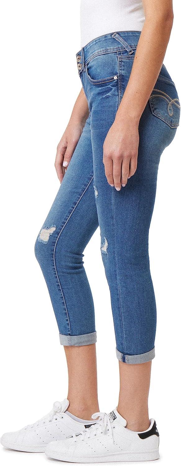 imageWallFlower Womens Ultra Crop MidRise Insta Soft Juniors Standard and PlusHannah