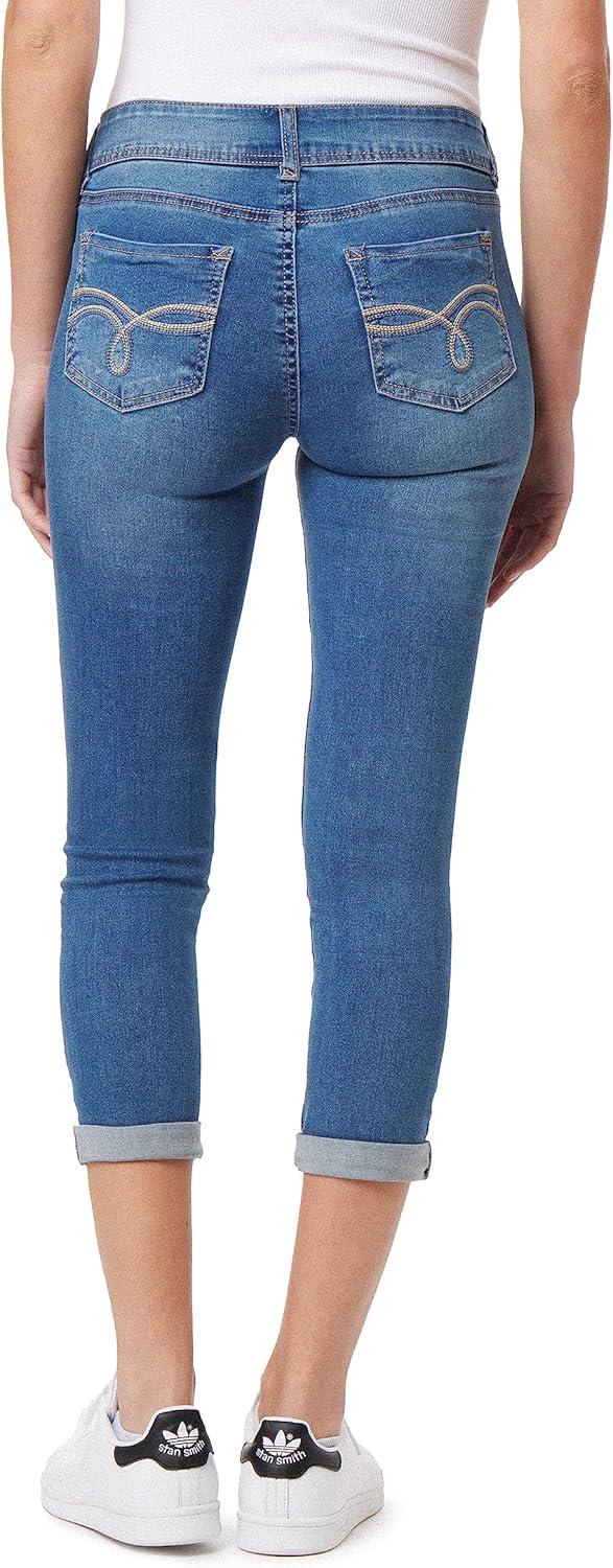 imageWallFlower Womens Ultra Crop MidRise Insta Soft Juniors Standard and PlusHannah