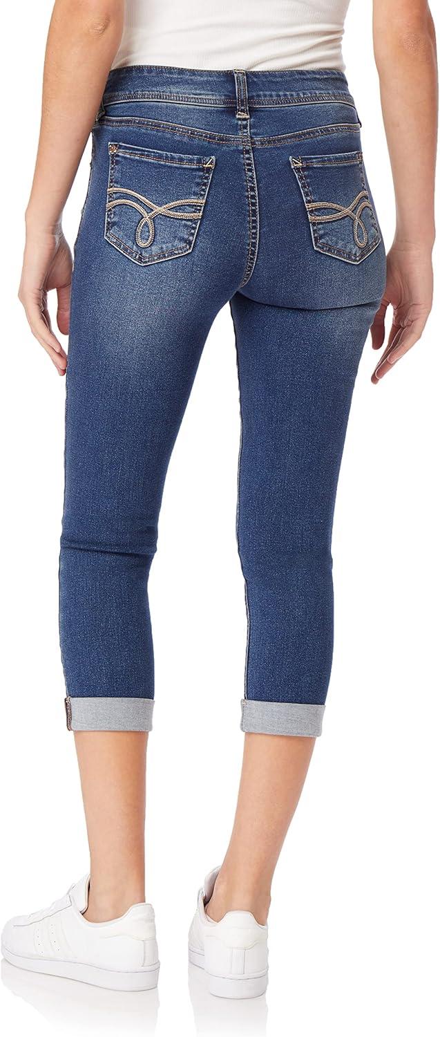 imageWallFlower Womens Ultra Crop MidRise Insta Soft Juniors Standard and PlusHolly