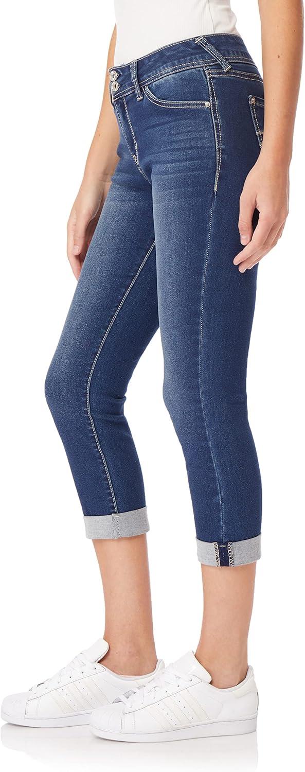 imageWallFlower Womens Ultra Crop MidRise Insta Soft Juniors Standard and PlusIris