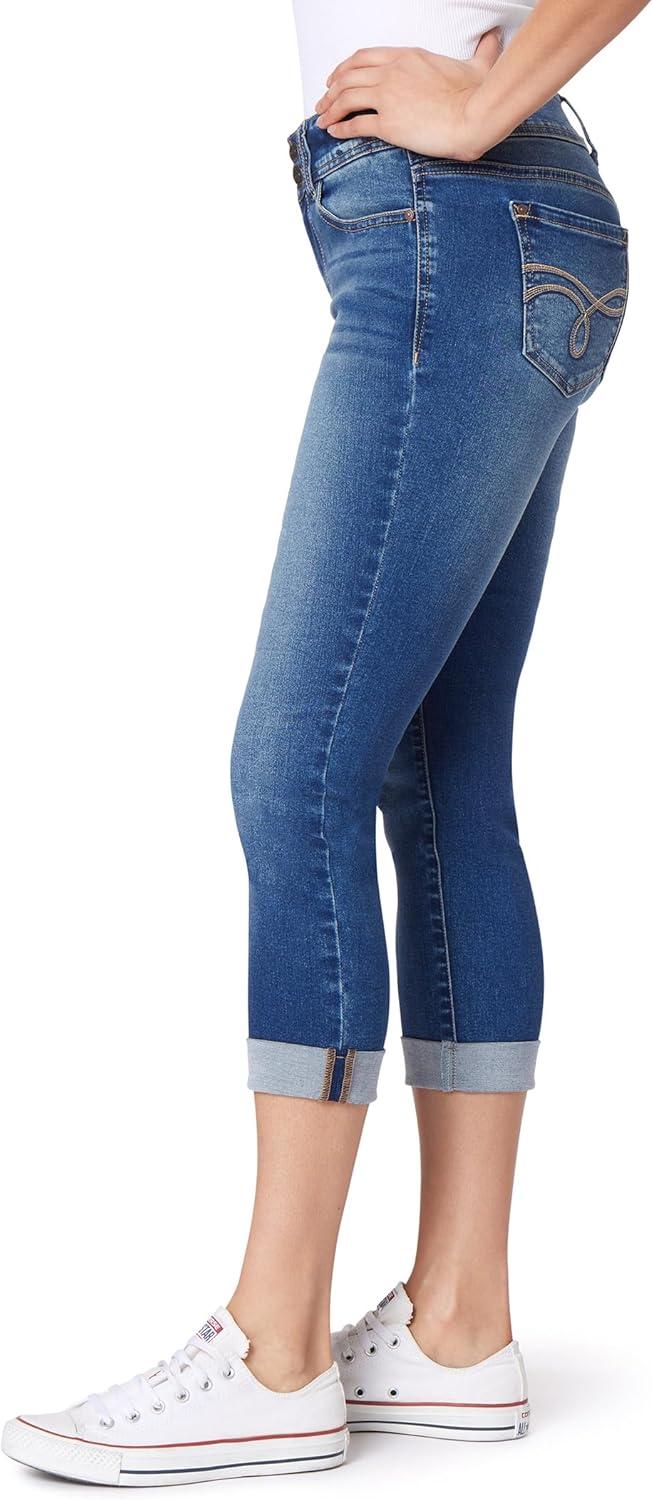 imageWallFlower Womens Ultra Crop MidRise Insta Soft Juniors Standard and PlusJuliette