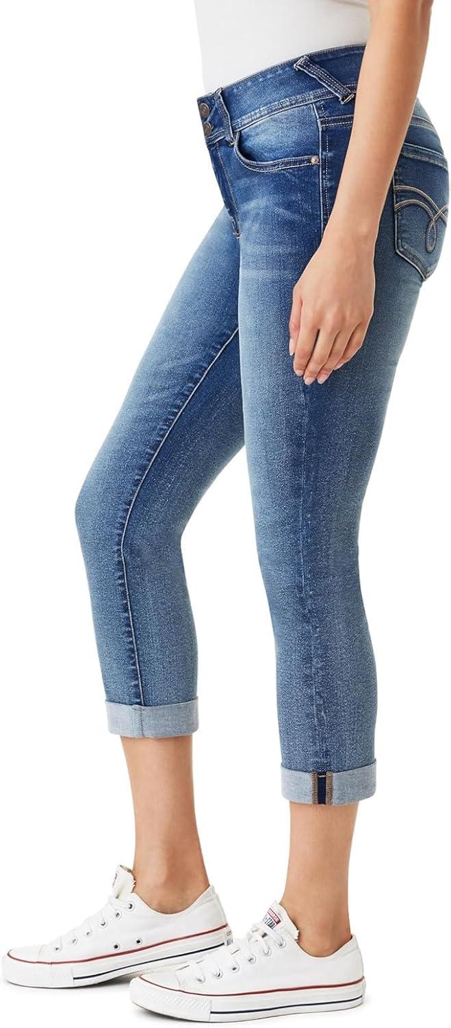imageWallFlower Womens Ultra Crop MidRise Insta Soft Juniors Standard and PlusMars