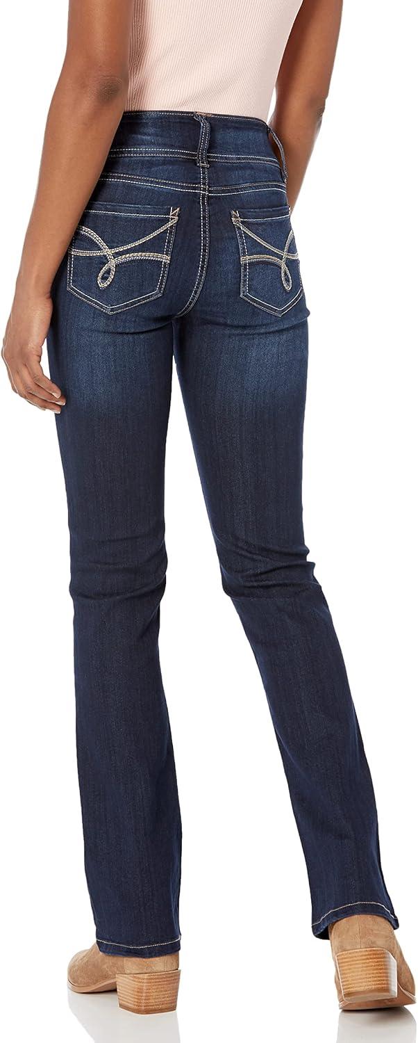 imageWallFlower Womens Ultra Slim Bootcut MidRise Insta Soft Juniors JeansCastle