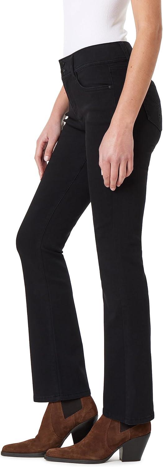 imageWallFlower Womens Ultra Slim Bootcut MidRise Insta Soft Juniors JeansLogan
