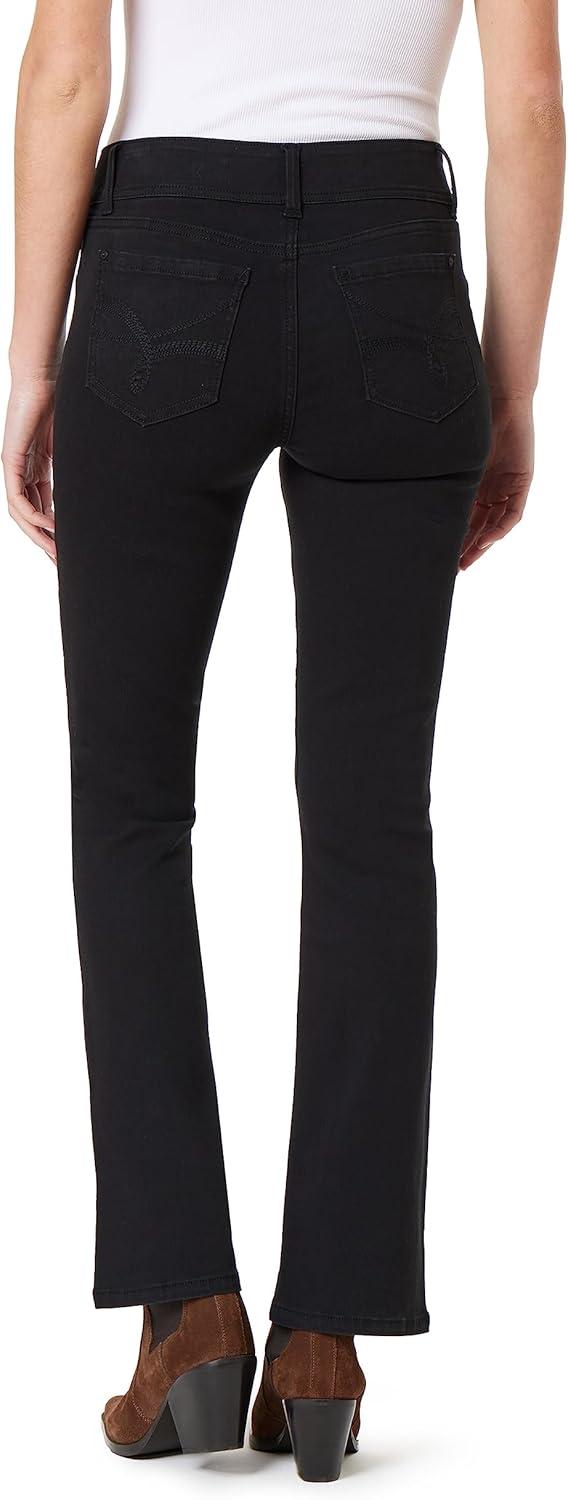 imageWallFlower Womens Ultra Slim Bootcut MidRise Insta Soft Juniors JeansLogan