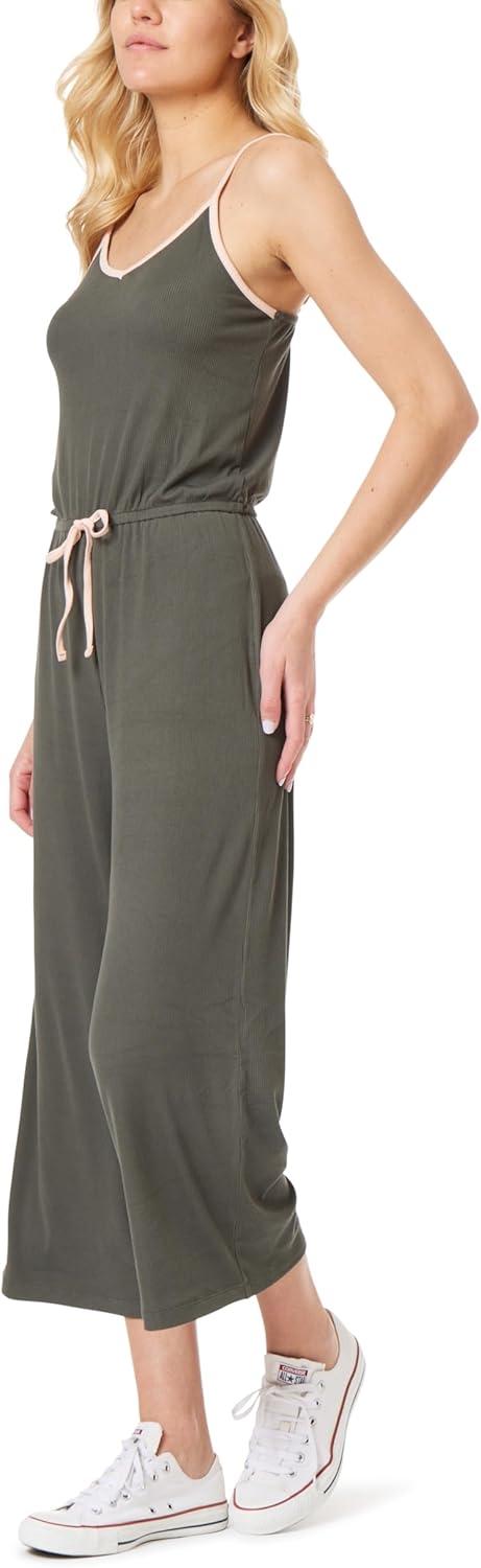 imageWallFlower womens Becca Yummy Rib Retro Crop JumpsuitChimera