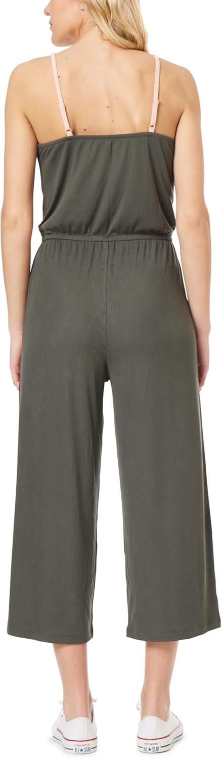 imageWallFlower womens Becca Yummy Rib Retro Crop JumpsuitChimera