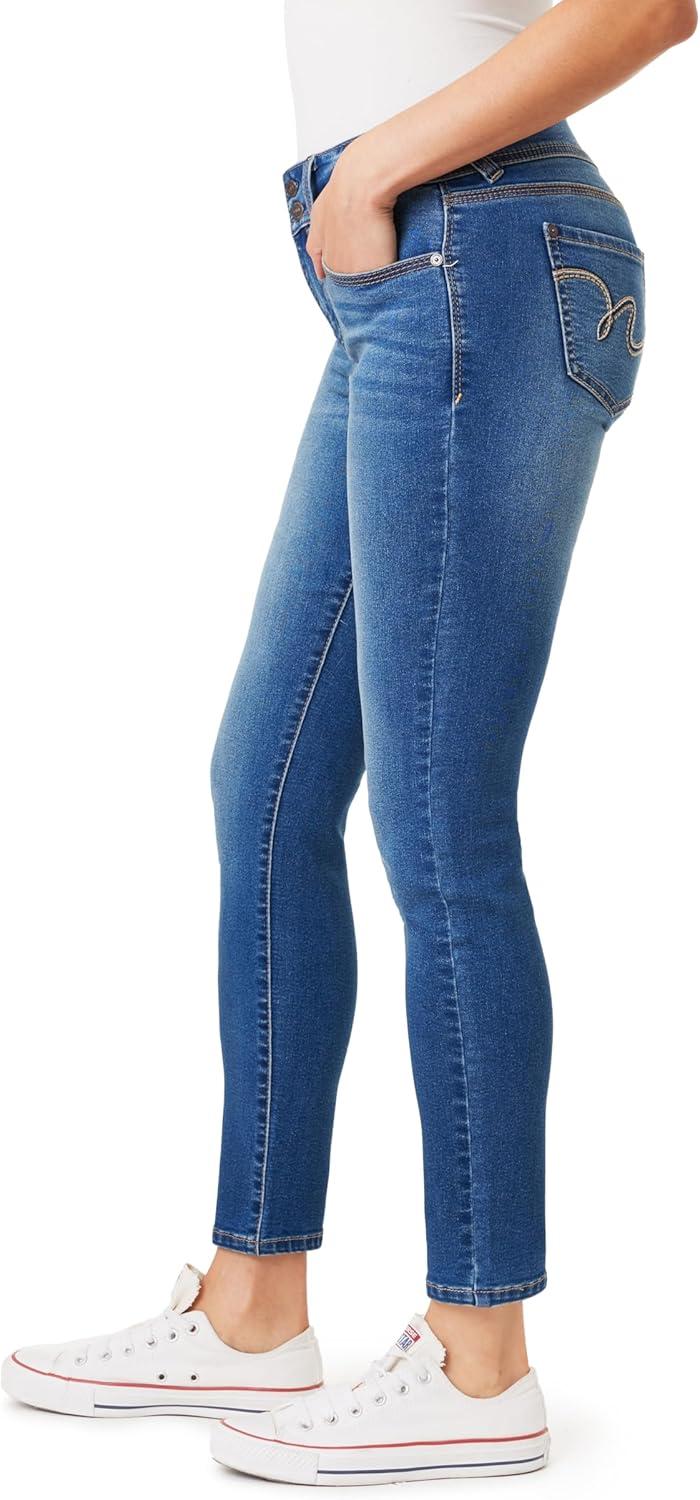 imageWallFlower womens Ultra Skinny Midrise Insta Soft Juniors Jeans Standard and PlusJuliette