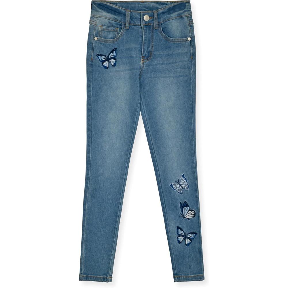 imageWallFlower Girls Jeans for Kids  5 Pocket Denim Pants for GirlsFlower Flare