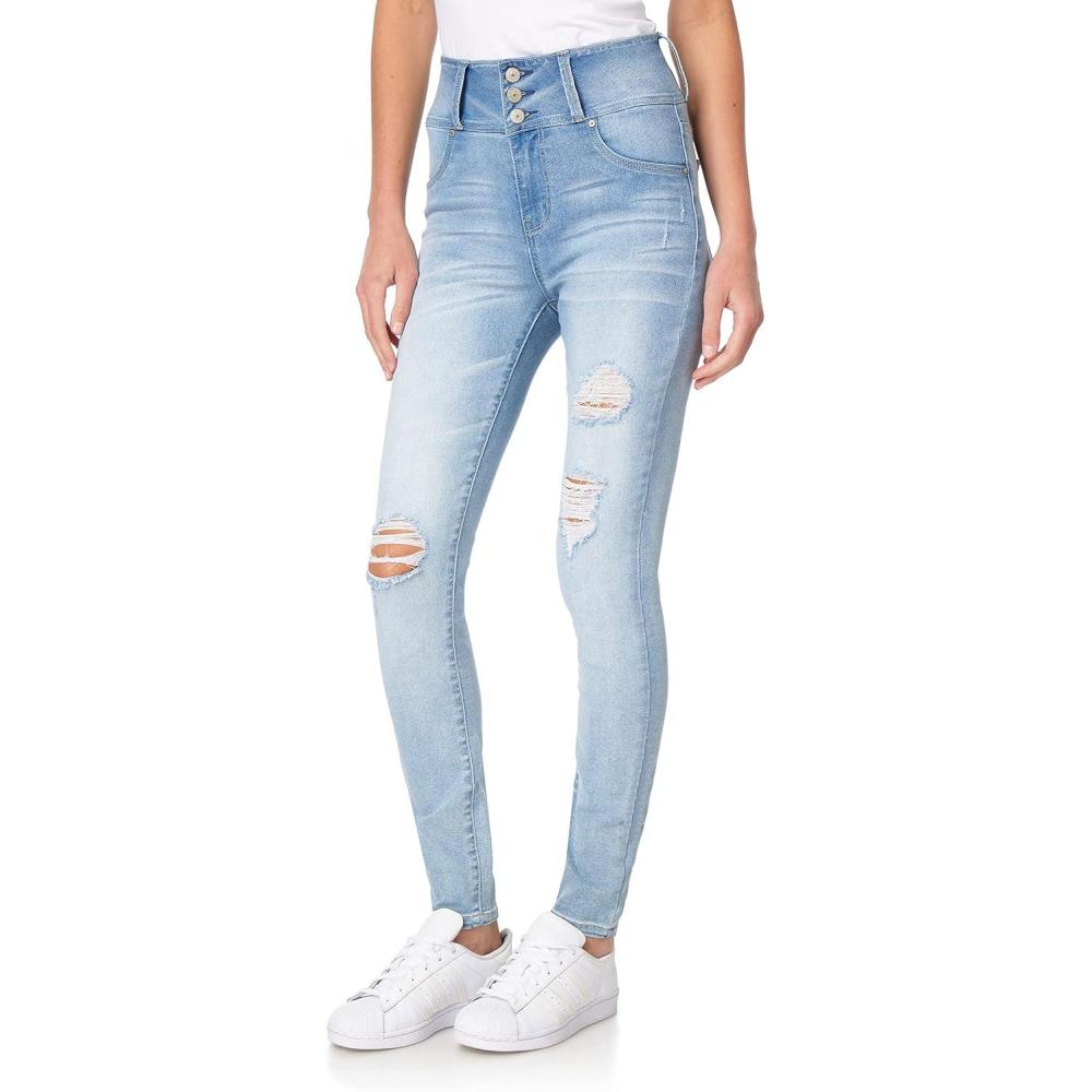 imageWallFlower Juniors Sassy High Rise Skinny Jegging JeanTaffy