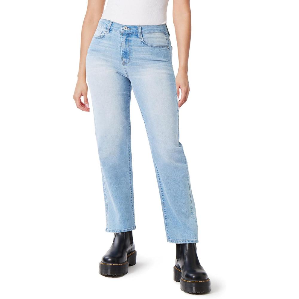 imageWallFlower Womens Dad Denim HighRise Insta Vintage Juniors JeansCina