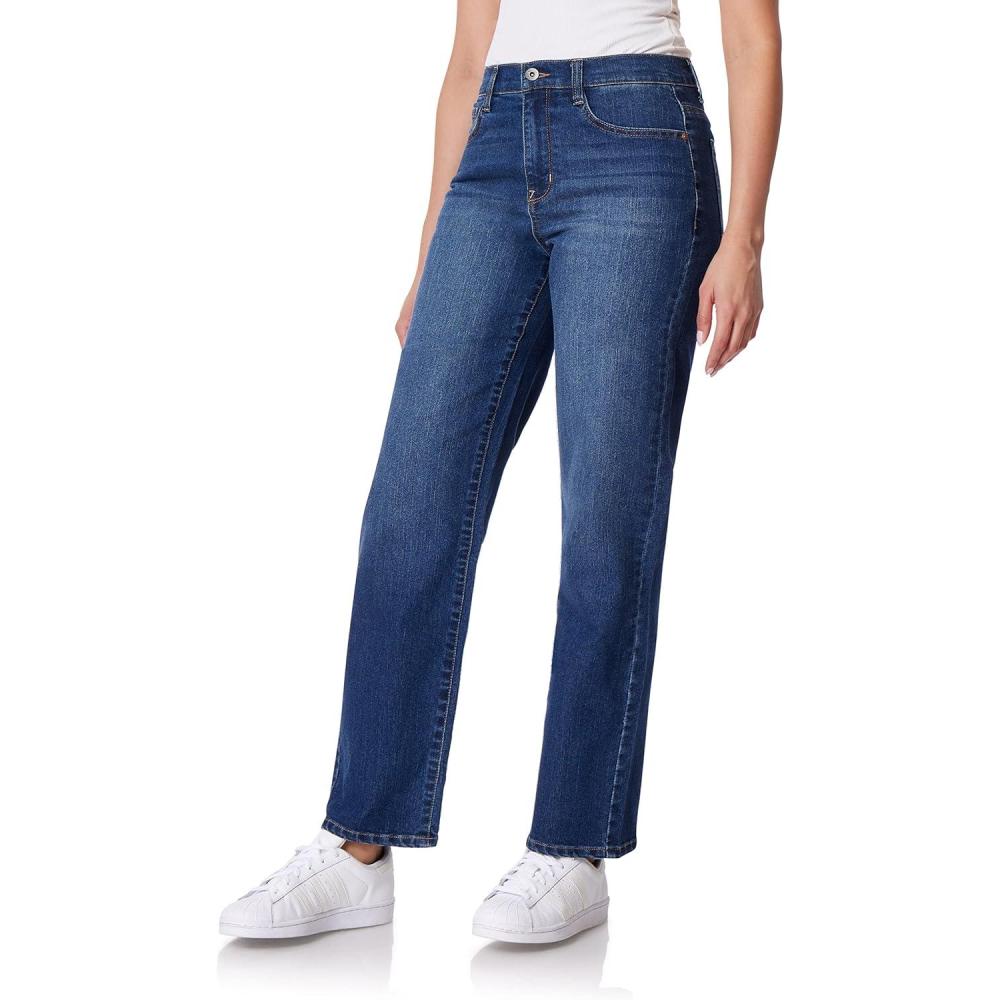 imageWallFlower Womens Dad Denim HighRise Insta Vintage Juniors JeansHark