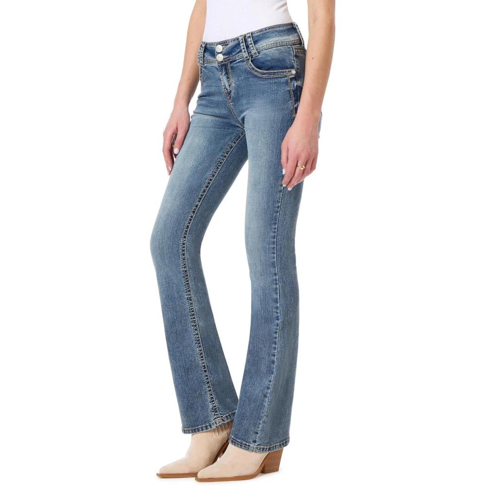 imageWallFlower Womens InstaStretch Luscious Curvy Bootcut Jeans Galaxy 11 Long