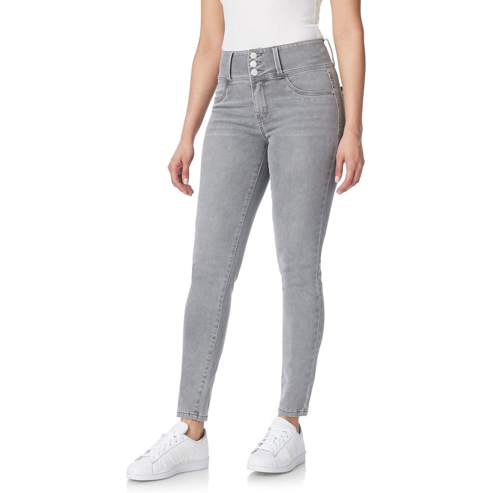 imageWallFlower Womens Sassy Skinny HighRise Insta Soft Juniors Jeans Standard and PlusBlair
