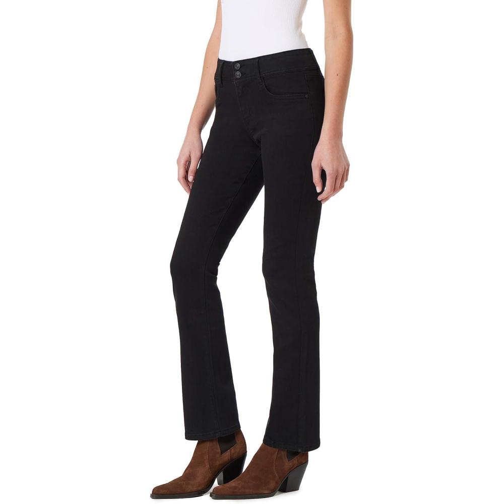 imageWallFlower Womens Ultra Slim Bootcut MidRise Insta Soft Juniors JeansLogan