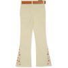 imageWallFlower Girls Jeans for Kids  5 Pocket Denim Pants for GirlsWhite Floral
