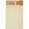 imageWallFlower Girls Jeans for Kids  5 Pocket Denim Pants for GirlsWhite Floral