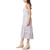 imageWallFlower Womens Adele Rayon Tiered Maxi DressSnow White