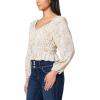imageWallFlower Womens Alexandra Long Sleeve Sweetheart Blouse TopPlein Air