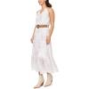 imageWallFlower Womens April Chiffon Belted Maxi DressSugar Swizzle