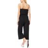 imageWallFlower Womens Becca Yummy Rib Retro Crop JumpsuitBlack Night