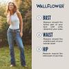 imageWallFlower Womens Bowery Brushed Cropped Cozy Flannel Boyfriend Trendy Spring Summer and Fall Light Button Down ShirtLavender Plaid