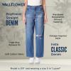 imageWallFlower Womens Boyfriend Straight Denim HighRise Insta Classic Juniors JeansLaurel