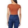 imageWallFlower Womens Chandler Insta Smooth Seamless Bodysuit TopMocha