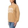 imageWallFlower Womens Dallas Oversized French Terry Graphic SweatshirtIced Coffee