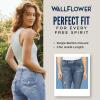 imageWallFlower Womens Fearless Curvy Ankle Denim Super HighRise Insta Vintage Juniors Jeans Sizes 017Connie