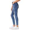 imageWallFlower Womens Fearless Curvy Ankle Denim Super HighRise Insta Vintage Juniors Jeans Standard and PlusNia
