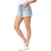 imageWallFlower Womens Fearless Curvy Denim Fashion Shorts HighRise Insta Vintage JuniorsBling Alpine