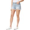 imageWallFlower Womens Fearless Curvy Denim Fashion Shorts HighRise Insta Vintage JuniorsGardenia