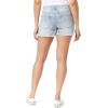 imageWallFlower Womens Fearless Curvy Denim Fashion Shorts HighRise Insta Vintage JuniorsGardenia