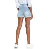 imageWallFlower Womens Fearless Curvy Denim Shorts HighRise Insta Vintage Juniors Standard and PlusGardenia