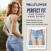 imageWallFlower Womens Fearless Curvy Denim Shorts HighRise Insta Vintage Juniors Standard and PlusSelma