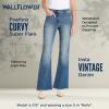 imageWallFlower Womens Fearless Curvy Super Flare High Rise Insta Vintage Juniors JeansRelle