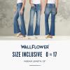 imageWallFlower Womens Fearless Curvy Super Flare High Rise Insta Vintage Juniors JeansRelle